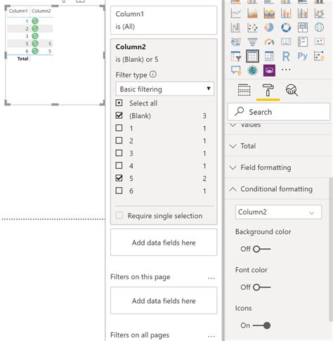 The pane appears at the top of the design surface. . Power bi checkbox